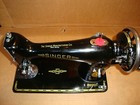 Vintage  Singer Sewing Machine Model 201k  Hand Crank  Serviced