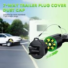 7-way Trailer Plug Cover  7-pin Trailer Plug Protector Cap With Harness Saver 
