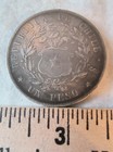 Chile 1 Peso Silver Coin 1855