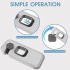 2 Pack Fridge Locks With Self Adhesive  Refrigerator Latch For A-grey-2pack