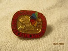 Vintage 1989 Anaheim Nbc All Star Baseball Game Media Press Pin Balfour Nos
