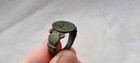Authentic Ancient Bronze Legionary Ring - Legio Xv Apollinaris Griffin Engraved