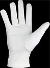 Masonic White Gloves Blue Embroidered G Logo Square   Compass