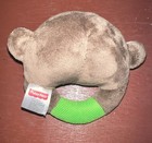 Fisher Price Rattle Plush Monkey Snugamonkey Round Ring Baby Rattle 5 