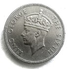 Mauritius 1950 1 2 Rupee  Km28  23 65mm