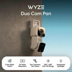 Wyze Duo Cam Pan 2k Ip65 Indoor Outdoor Pan Tilt Camera Alexa Brand New Sealed