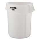 Rubbermaid Commercial 1779740ea 44 Gal Plastic Brute Container - White New