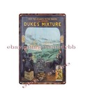 Hanging Unframed Wall Art 1908 Dukes Mixture Tobacco Metal Tin Sign