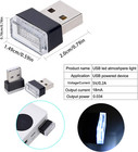 1pcs White Usb Car Interior Atmosphere Lamps  Universal Mini Led Usb Lights For