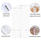 Garment Bags  Set Of 5 Lightweight 40 Inch Suit Bags With Full Stainless Stee   