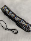 Guitar Strap Thickened Knitted Pattern For Electric Guitar Bass Acoustic Guitar