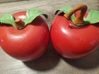 Vintage 1972 Fisher Price Happy Red Apple Musical Chime Wobble Toy Usa