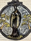 Rare Beautiful Antique Asian Wall Decor - Handmade