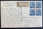 1945 Prague Czechoslovakia Rppc Postcard Cover To Sweden Visit To Ghetto