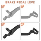 Motorcycle Brake Pedal Foot Lever Replacement For Kawasaki Klx230 2021 Sliver