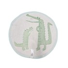 Pottery Barn Kids Bath Rug Kids 28in Green Alligator Round Cotton Tufted Mat