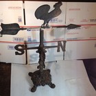 Vintage Cast Iron Weathervane Vintage Rooster Weathervane Cast Iron Weathervane