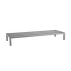 60  X 20  X 12  Kitchen Aluminum Dunnage Rack Commercial Floor Shelf