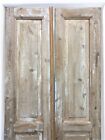Antique French Double Doors  35 5x93  Raised Panel Doors  European Doors A412