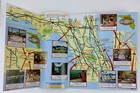 1970s Guide To Florida Attractions Map Vintage Travel Brochure Beaches Everglade