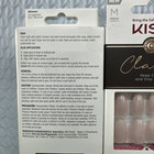 2 Pack Kiss Classy Medium Length Press On Glue Nails 83602 Kcs02