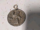 Vtg Spoontiques 2210 Pewter Wizard  Sorcerer W skull      Medallion 
