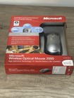 Microsoft Wireless Optical Mouse 2000 Hd Tech 1000dpi Scroll Wheel 1067 1053 New