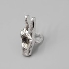 Peace Sign Hippie Vending Machine Prize Metal Ring 1960-70s Nos Silver Tone Adj