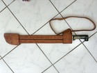 Handmade Mexico Machete With Leather Sheath Nice Condition 26  Vintage  Nice