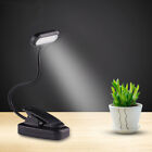 5 Led Portable Reading Light Battery Operated Reading Lamp Flexible Clip On Book
