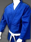 Martial Sports Single Weave Judo Uniform - Blue - Free Belt - Free Shipping