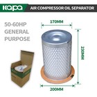 New Oil Gas Separator Element For 50-60hp Compressor Replacement Kb8635 sb564