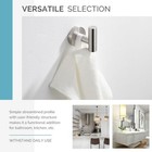  Robe Towel Hook  Sus 304 Stainless Steel Bathroom Hand 1 Pack Brushed Nickel