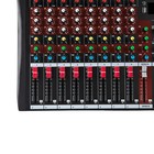 Pro 8 Channel Bluetooth Studio Audio Mixer Live Sound Mixing Console With Usb