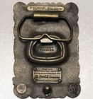 1976 Bergamot Brass Belt Buckle  Bottle Opener Coca Cola 75th Anniversary