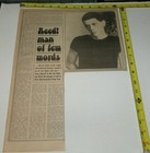 Lou Reed Vintage Original Uk Newspaper Article 1974 Interview Punk Rock