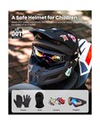 Ilm Youth Dirt Bike Helmets With Stickers Kids Atv Helmet Motocross Bmx Off R   