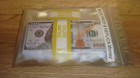 100 X  100 Notes  10 000 Film Movie Prop Repli Ca Copy Play Money   Bonus   X4