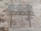 Vtg Architectural Cast Iron Victorian Garden Border Edging Fence Approx 18 X 18