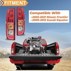 Tail Light Assembly Compatible With 2005-2021 Nissan Frontier 2009-2012 Suzuk   