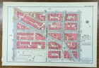 1934 Apollo Theater Harlem Manhattan Map New York City Ny   Old Vintage Original