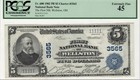 1902  5 Pcgs 45 Wellston Ohio Pb National Banknote Currency Ch 3565 Repeater