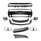 Full Front Bumper Cover   Grille   Lip Hellcat Style For 15-23 Dodge Challenger