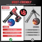 Cordless Caulking Gun  20v Electric Caulk Adhesive Gun With 2 2 0ah Li-battery