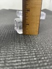 20 Realistic Faux Fake Food Acrylic Ice Cubes Display Stage Movie Prop 1x1