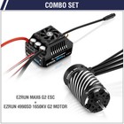 Hobbywing Ezrun Max6 G2 Sensored Brushless Esc   Motor Combo W 4990sd G2 1650kv