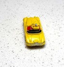 Aurora T-jet 500 Jaguar Xk120 Slot Car     Yellow Ho W  Driver Vintage
