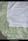 Pottery Barn Kids Green-white Gingham Checkered Baby Crib Skirt 100  Cotton