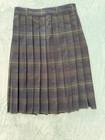 French Toast Girls Plaid Pleated Uniform Skirt Size 14 Green Blue Red Yellow
