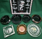 Vintage Las Vegas Casino Ashtrays Boulder Club Desert Inn Hard Rock Hotel Sahara